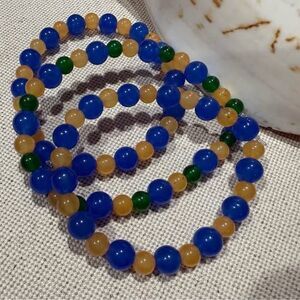 Stone bracelets quartz and jadeite